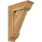 Ekena Millwork Traditional Traditional Rough Sawn Bracket w/ Offset Brace, Western Red Cedar, 8"W x 22"D x 30"H BKT0806X22X30TRA01RWR - alternate 1
